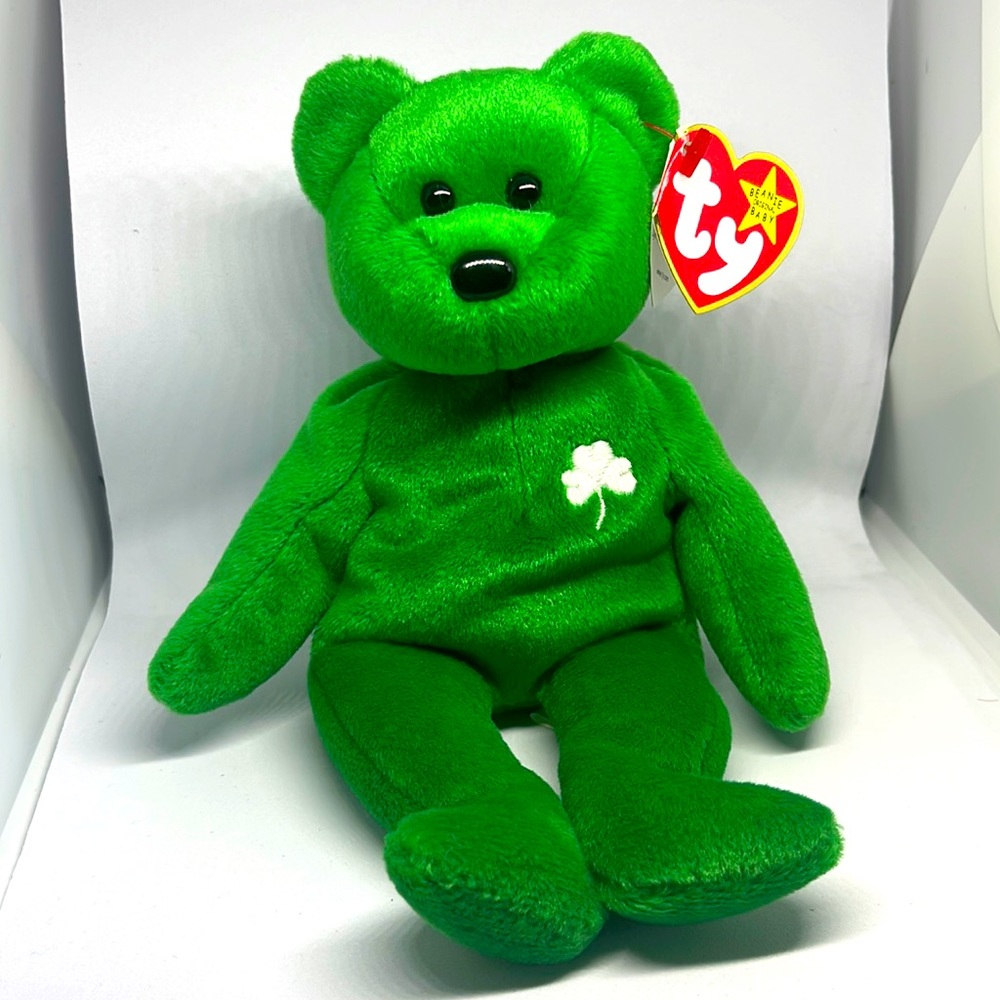 Vintage Ty beanie baby Erin 🍀 St Patricks day 5